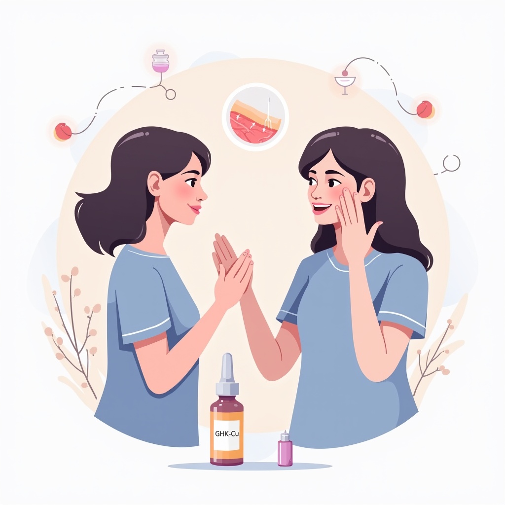 GHK-Cu и GLP-1: защита кожи, волос и мышц