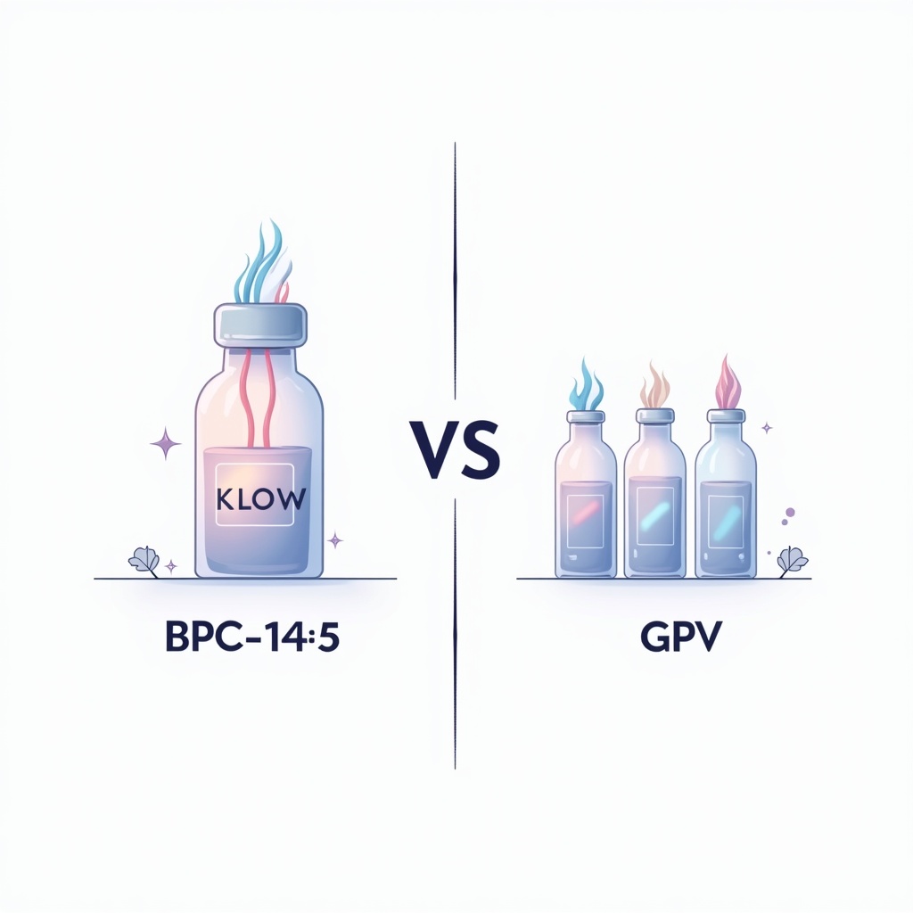 KLOW vs BPC-157+TB-500+GHK-Cu: mieszanie lub układanie w stosy